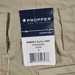 New Propper RevTac Pants Women Khaki Size 2 Long Inseam 32